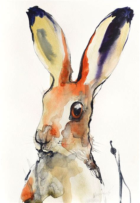 112 best images about Watercolor Rabbits on Pinterest | Watercolor ...