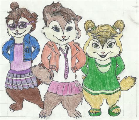 The chipettes by mariobros64 on DeviantArt