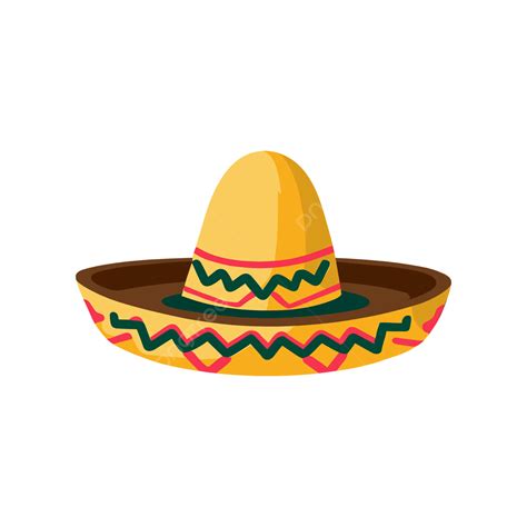 Mexican Sombrero Hat Vector Drawing Illustration, Mexico, Hat, Sombrero ...