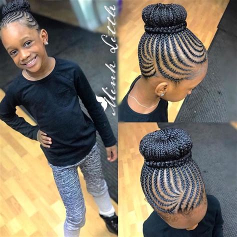 Brilliant Black Kids Hairstyles Braids Bun Best Natural Mens Hairstyle ...