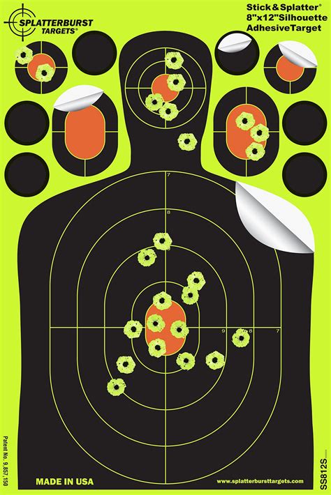 Buy Splatterburst Targets - 8 x 12 inch Stick & Splatter Mini ...