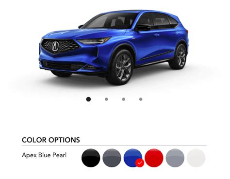 2022 Acura MDX Color Options - Frank Leta Acura