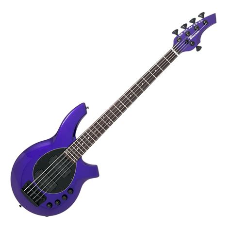 Music Man Bongo 5 HH Bass, Firemist Purple at Gear4music