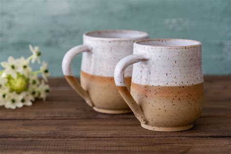 Set of 2 Pottery White Coffee Mugjohn Dutton Mugsyellowstone - Etsy ...