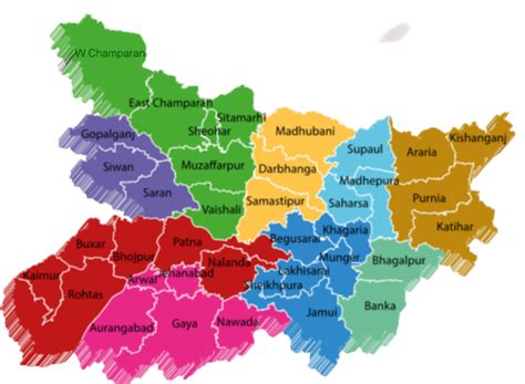 Divisions & Districts In Bihar Download The List In Pdf - Infoandopinion