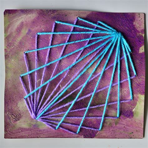 Create With Mom: Geometric Designs with String Art