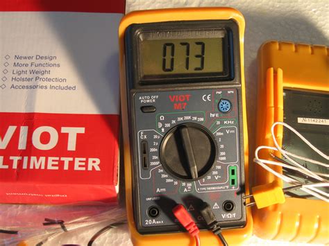 ☑ Testing Capacitor Digital Multimeter