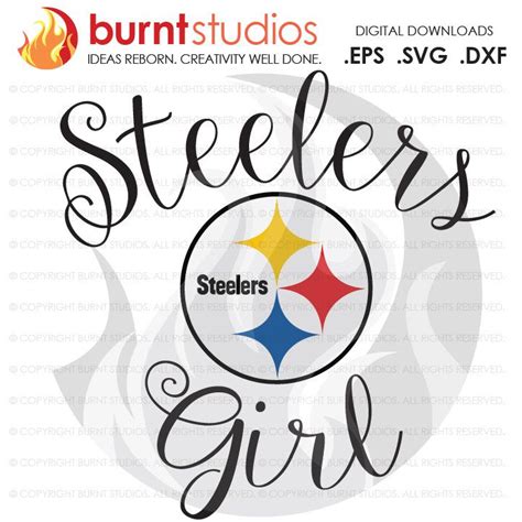 SVG Cutting File, Pittsburgh Steelers Girl, Pennsylvania, National ...