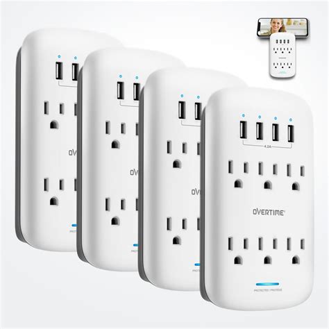 Electrical Outlet Extender 6 Plug