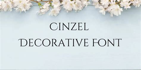 Cinzel Decorative Font Free Download