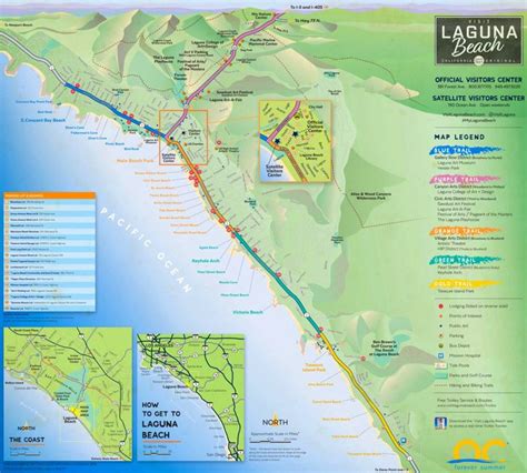 Tourist Map of Surroundings of Laguna Beach - Ontheworldmap.com