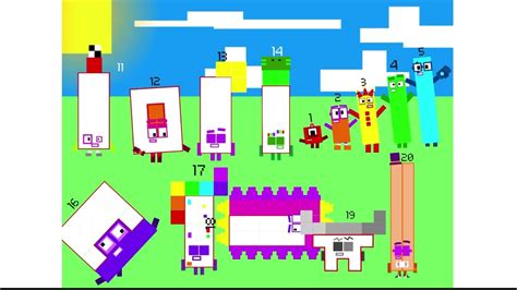 NUMBERBLOCKS RETRO 11-20 FOR @BLOCK BAND - YouTube