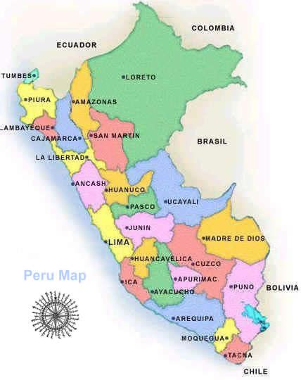 Lima Peru Map