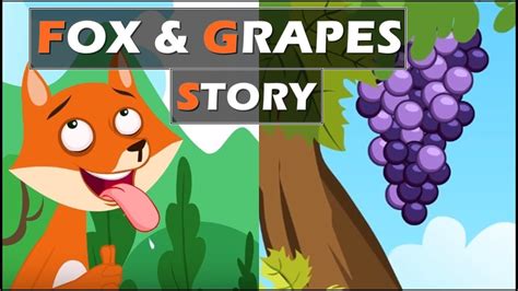 THE FOX and THE SOUR GRAPES Story in English | Short Story for Kids - Go IT