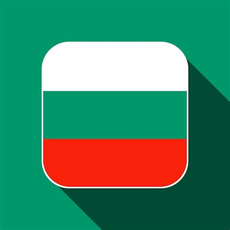 Premium Vector | Bulgaria flag official colors vector illustration