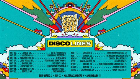 Disco Lines Announces “GOOD GOOD TOUR” Across the U.S. - EDMTunes