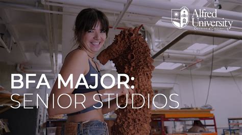 BFA Majors: Glimpse of Senior Studios | Alfred University - YouTube