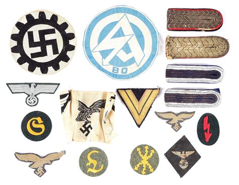 Lot Detail - LOT OF 16: THIRD REICH MISCELLANEOUS INSIGNIA.