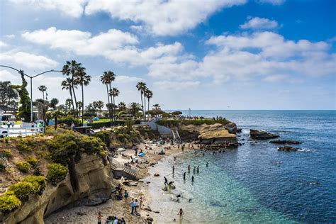 La Jolla Cove Beach, La Jolla, San Diego, California, USA - Strosstock