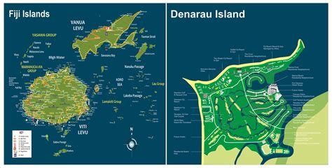 Map of Fiji and Denarau Island - Professionals FIJI Real Estate Experts