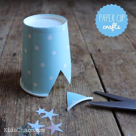 Frozen Crown Craft – paper cup craft – KidsChaos.com