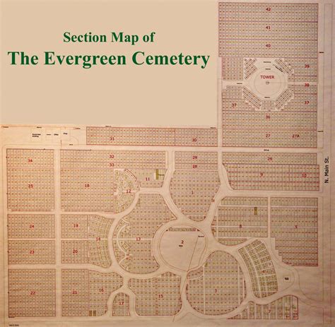 Maps of Evergreen Cemetery – Evergreen Cemetery Association