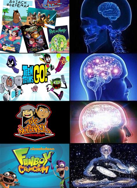 I only watch REAL cartoons | Galaxy Brain | Know Your Meme