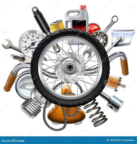 Motorcycle Parts Stock Illustrations – 1,687 Motorcycle Parts Stock ...