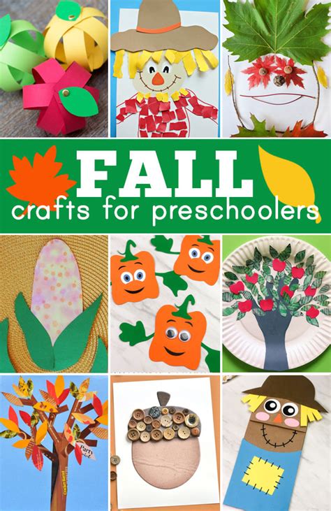 These super cute fall crafts for preschoolers include over 50 fun fall ...