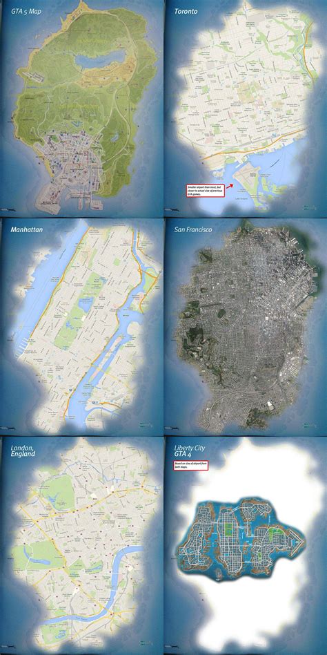 GTA 5's Los Santos vs. Actual City Sizes - IGN