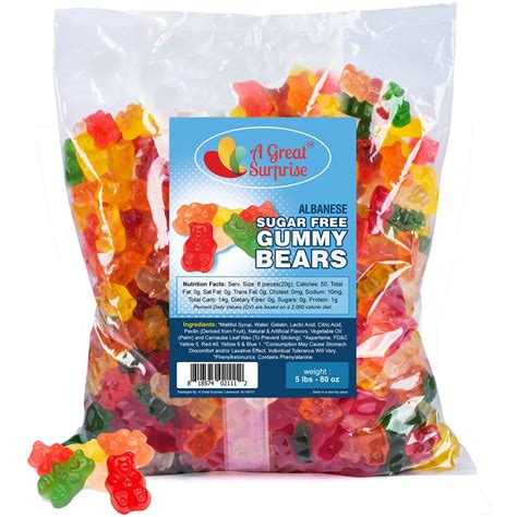 Haribo Sugar Free Classic Gummi Bears Nutrition Facts | Besto Blog