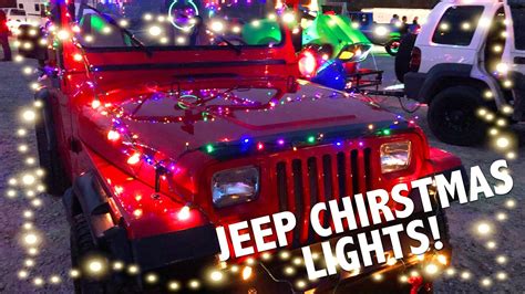 Decorating the Jeep for Christmas - YouTube