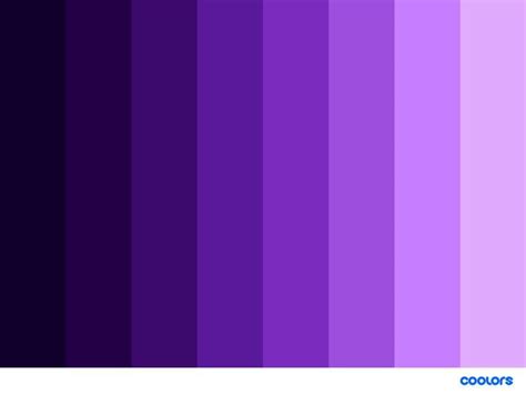 violet monochromatic color palette | Purple color palettes, Dark purple ...