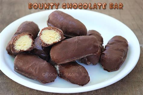 Homemade Bounty chocolate bar |how to prepare bounty bars at home ...