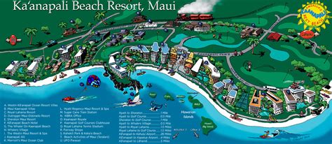 West Maui Resorts Map - Zara Anderea