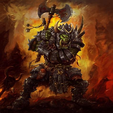 ork warrior art picture image - Orc clan and Orks fantasy and monsters ...