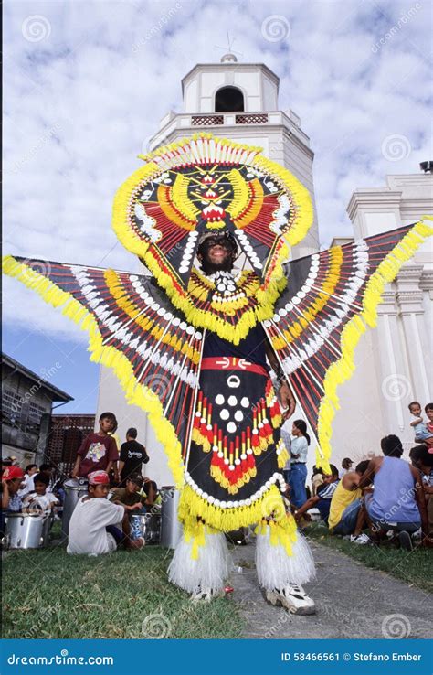 People on Costumes at the Parade of Ati-Atihan Festival Editorial Photo ...