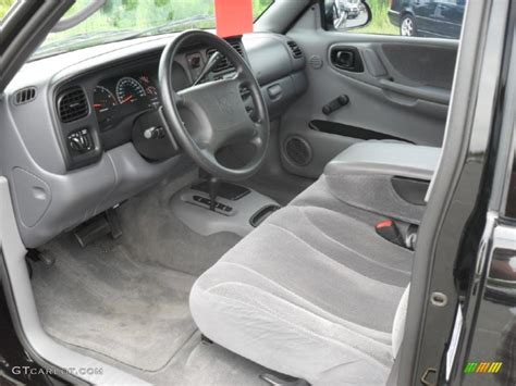 Mist Gray Interior 2000 Dodge Dakota Sport Extended Cab 4x4 Photo ...