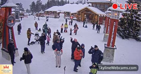 【LIVE】 Webcam Rovaniemi - Santa Claus Village | SkylineWebcams