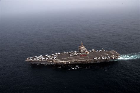 The Worlds First Nuclear-powered Aircraft Carrier Shut Down Reactors