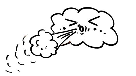 How to Draw Cute Cartoon Cloud Blowing Wind 🌬 - YouTube