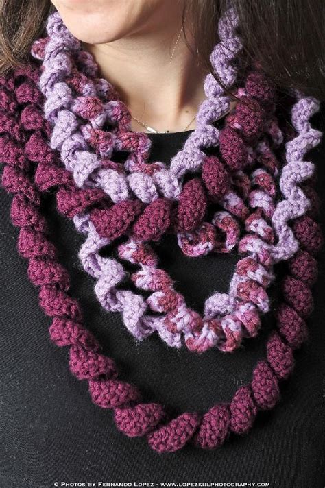 Spiral Loop Scarf Crochet pattern by Petals to Picots | Knitting ...