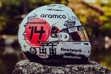 Fernando Alonso Reveals Striking Japanese-Inspired Helmet - "Incredibl ...