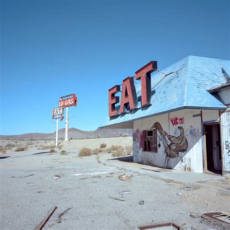 eat lo-gas. mojave desert, ca. 2016. | Abandoned, Mojave, Abandoned places