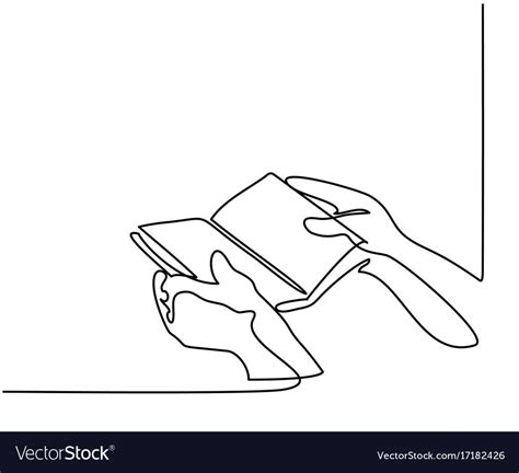 Hands holding the bible book vector image on VectorStock | Book drawing ...