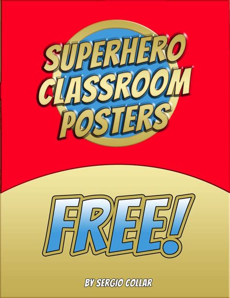 SPANISH TEACHER FROM SPAIN: Superhero Classroom Posters – FREE