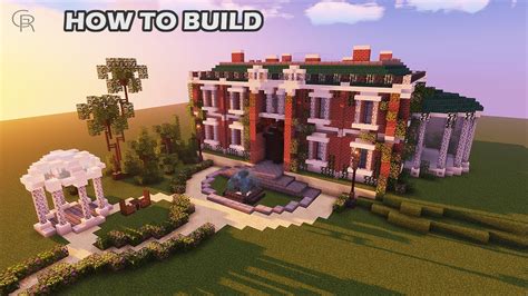 Minecraft: how to build a VICTORIAN BRICK MANSION tutorial (minecraft ...