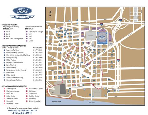 Ford Field Parking Guide: Tips, Rates, Maps, and More