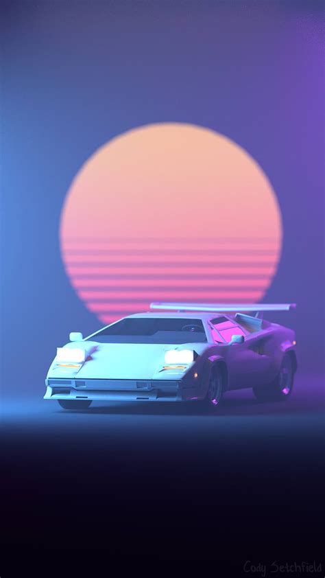 Made an OutRun/Retro inspired :), outrun phone HD phone wallpaper | Pxfuel