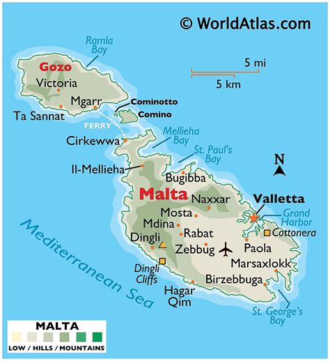 Mapas de Malta - Atlas del Mundo